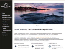 Tablet Screenshot of ajanpaino.fi